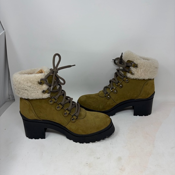 M Gemi Adele Shearling Bootie Size 39 or US 8.5 - Picture 5 of 12